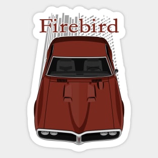 Pontiac Firebird Ram Air 1968 - Autumn Bronze Sticker